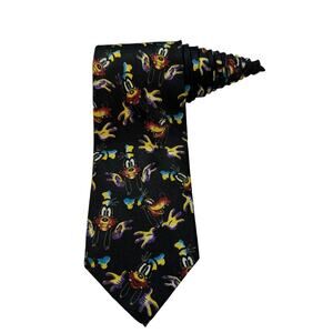 Disney Mickey And Co Balancine Tie Works Goofy Vintage Necktie Novelty